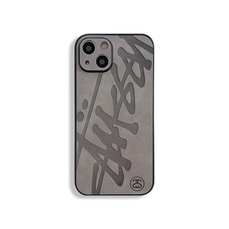 thumbnail for Trendy Brand Stussy Suitable for Iphone16Promax Suede Suede 15Pro Apple 14 Mobile Phone Case for Men and Women 12 All-Inclusive Leather Hard Bottom 11 Straight Edge Anti-Fall Xr Protective Cover 14Promax