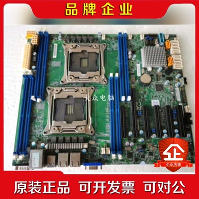 超微 X10DRL-i 双路服务器主板X99 C612芯片组 议价