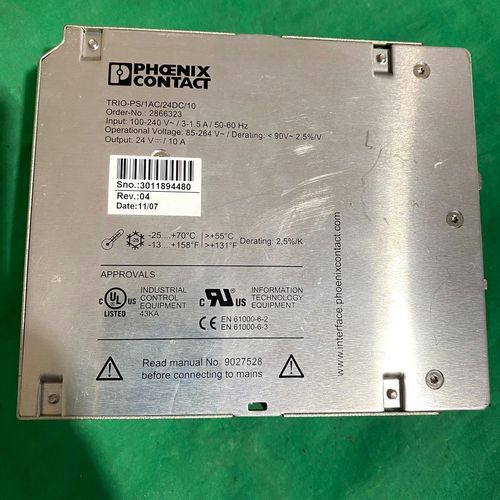 菲尼克斯TRIO-PS1AC24DC10原装实物拍摄顺 议价