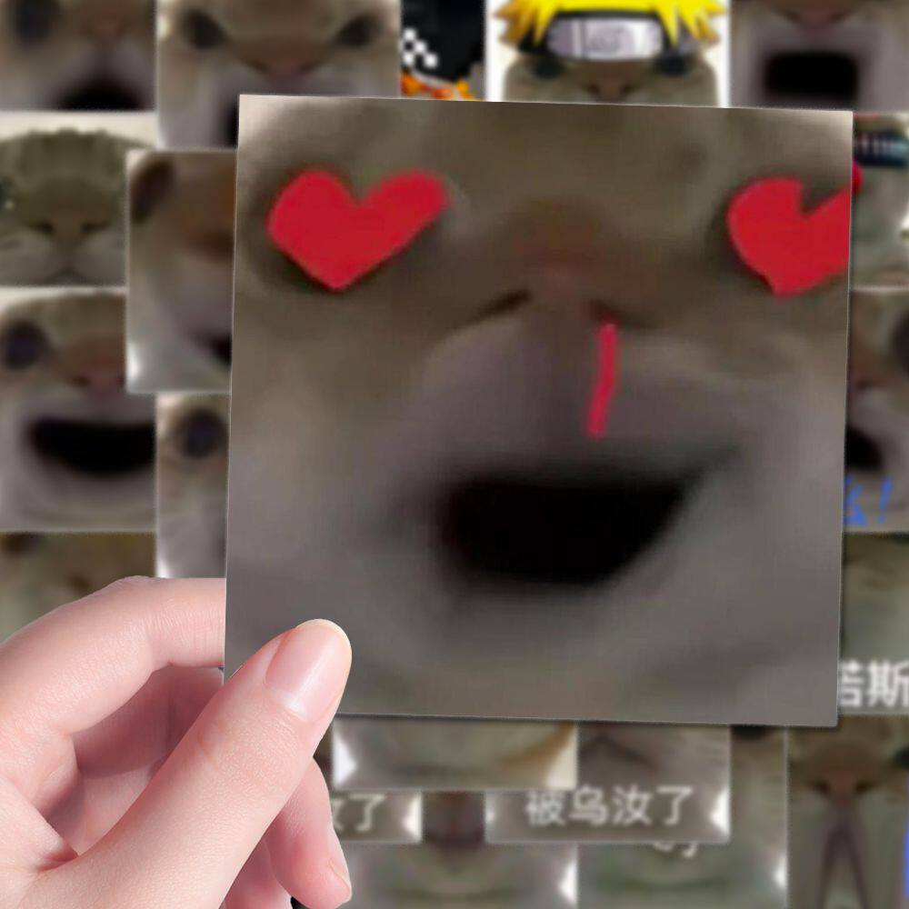 和平精英主题不留胶贴纸 手机壳DIY装饰PVC贴画套装 无异味贴纸素