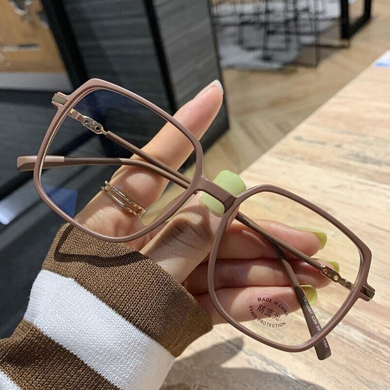 装饰空眼镜框眼镜空框架假无镜片女时尚没有的镜架日系眼镜框素颜