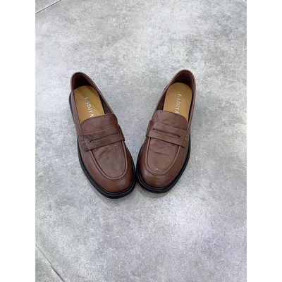 牛皮女鞋休闲鞋乐福鞋—6638-5