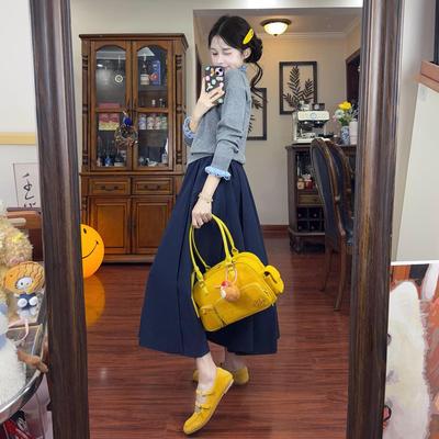 韩系春秋季穿搭慵懒风长