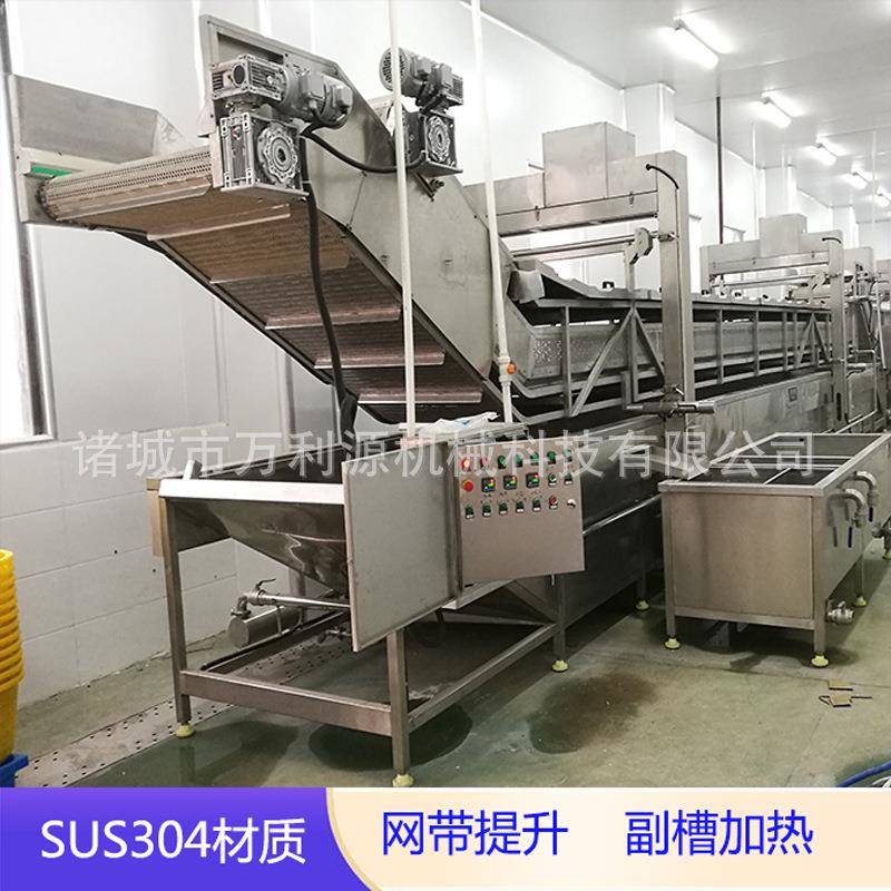 冻盘化冻设备鸭脖鸭掌气泡解冻池牛蹄筋循环水过滤解冻机