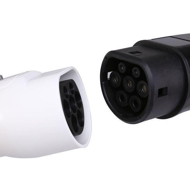 欧转国新能源电动汽车适配器type2toGBT32A三相转接头