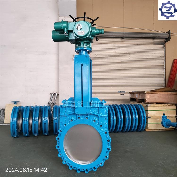 智工电动双向密封刀闸阀ZGLP97X-16CDN500浆液阀