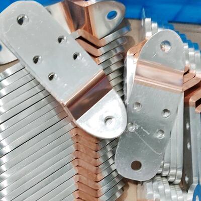 铜铝复合箔铜铝巴铜排镍片新能源软连接Busbar焊接高分子扩散焊