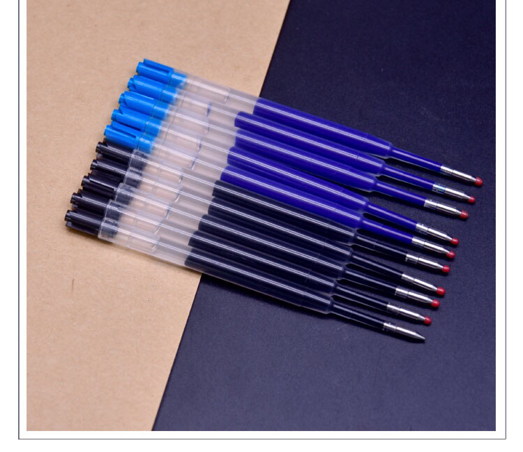 g2黑蓝色水性笔芯424替换芯按动