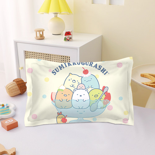 角落生物全棉枕套卡通可爱纯棉枕头套子女生寝室学生宿舍单人枕