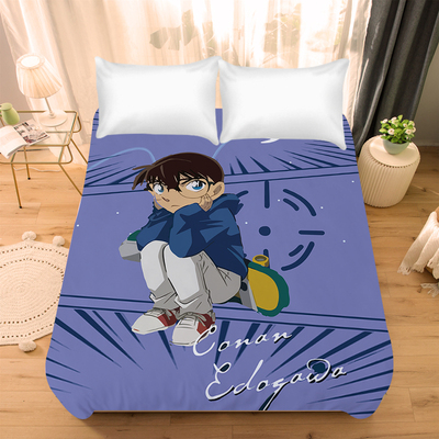 名侦探柯南水晶绒床单赤井秀一冬季保暖男生寝室学生宿舍单人被单