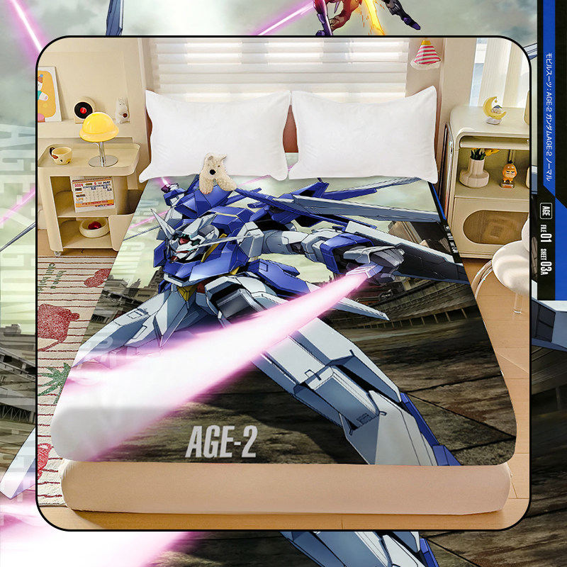 高达床笠卡通男生学生宿舍卧室全包床垫床罩防尘透气可机洗,床上用品,床笠,淘宝优惠券,粉丝福利购,淘宝优惠卷