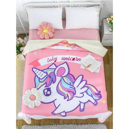 富莺独角兽系列空调薄被