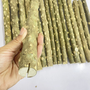 天然野生花椒木鹩哥八哥画眉鹦鹉用品鸟站棍站杆磨爪棍鸟笼配件