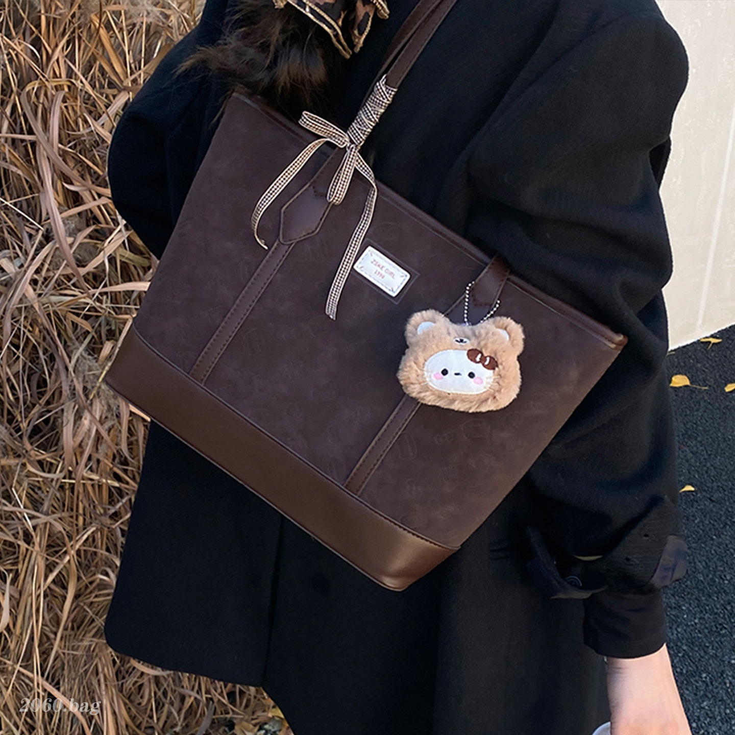 大容量休闲百搭简约气质单肩手提高颜值洋气2025冬季女式托特包包