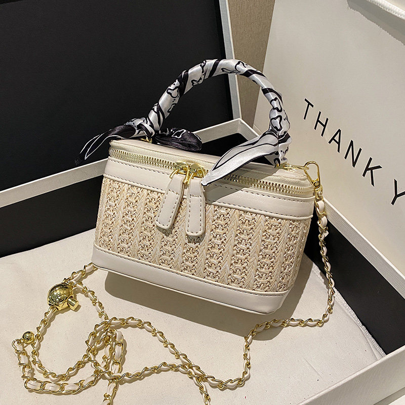 手拎编织盒子包女2025夏季新款时尚简约草编小方包潮流百搭斜挎包,箱包皮具/热销女包/男包,小方包,淘宝优惠券,粉丝福利购,淘宝优惠卷