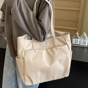 新款 托特包女2025夏季 潮流休闲牛津布腋下包高级感单肩包 时尚 韩版