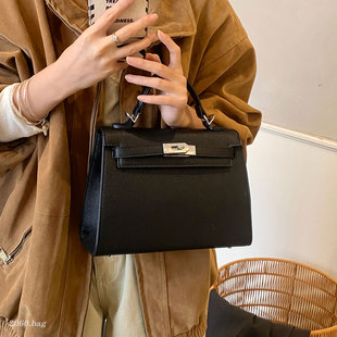 高级感名媛凯莉包2025小众设计新款 潮百搭气质休闲斜跨包包 女时尚