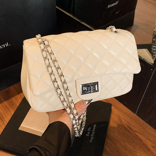 小香风气质腋下包2026新款高级感车缝线链条信封包单肩斜挎包女