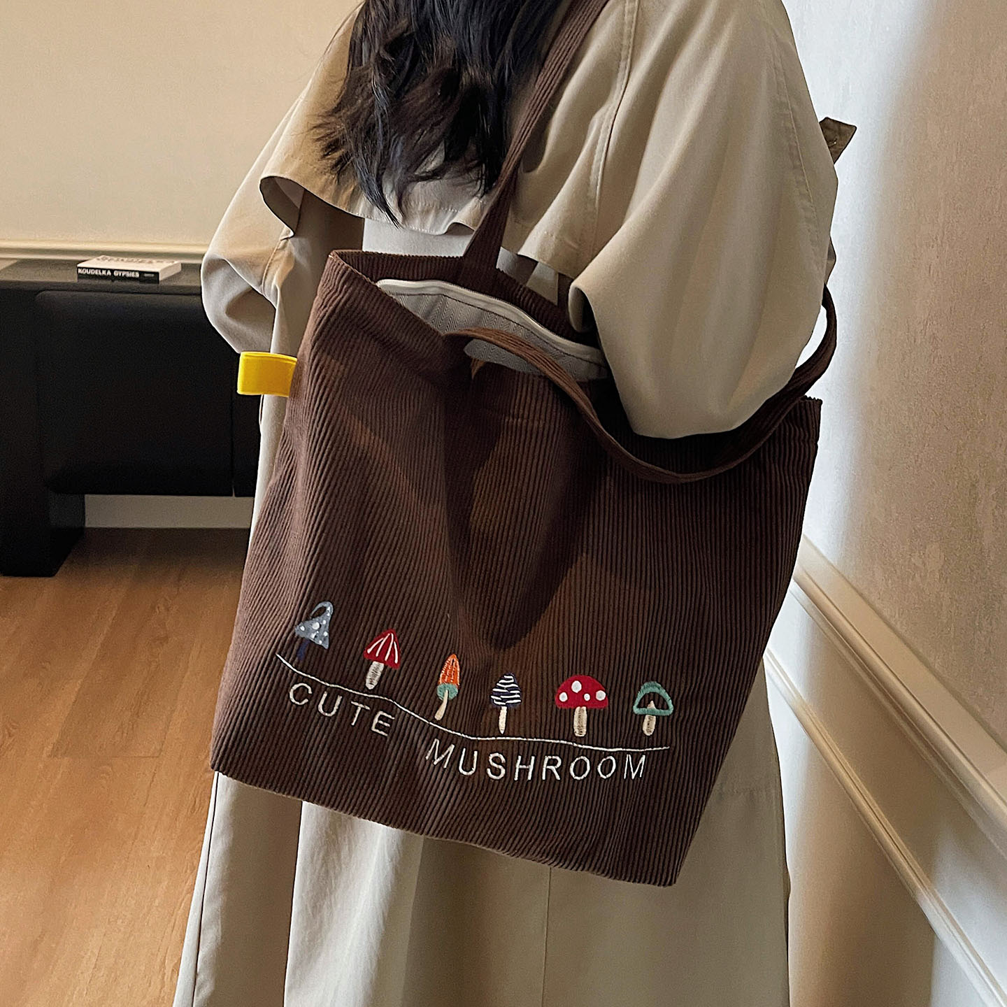 休闲韩版ins气质大容量托特包2025百搭简约文艺女式通勤单肩包包