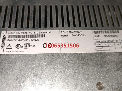 触摸屏电源6AV7734-2AC13-0AD0  A5