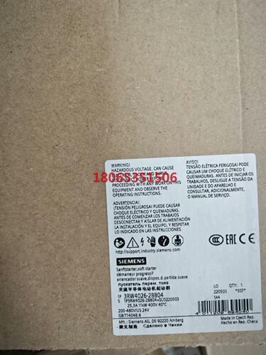 3RW4026-2BB04软启动最后四个低价