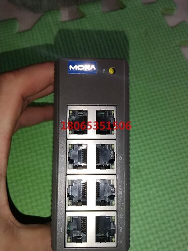 MOXA摩莎交换机EDS-208 工业交换机近九九
