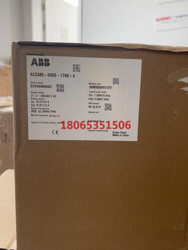 ACS380-040S-17A0-4 ABB变频器