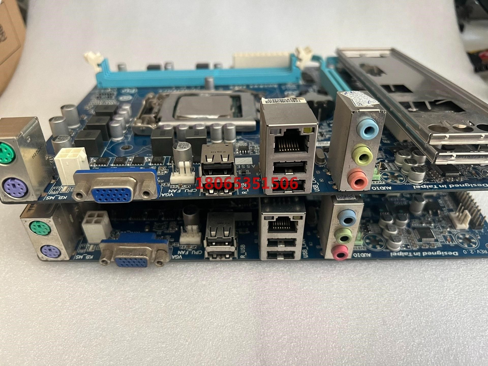 技嘉h61m一ds2主板i3-2100成色如图实物拍摄