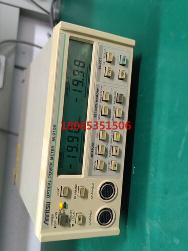 日本原装安利光功率计ml910b双通道光功率计无探头