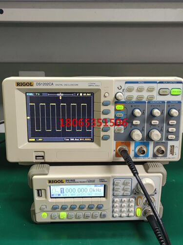 普源rigol dg1022双通道任意波形发生器双通道信号