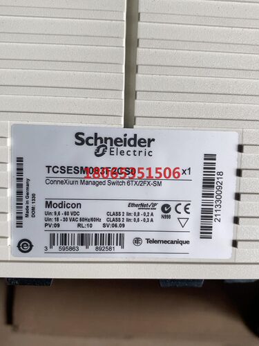 施耐德交换机TCSESM083F2CS0余货实物图
