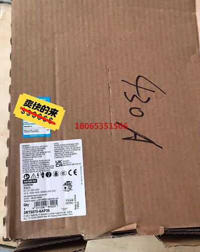 3RT5075-6AP36 接触器原装 电压A