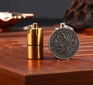 迷你便携式砂轮老式袖珍煤油打火机超小金属饰品钥匙挂件打火机