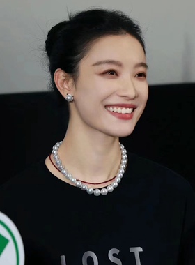 正圆珍珠项链锁骨链毛衣链