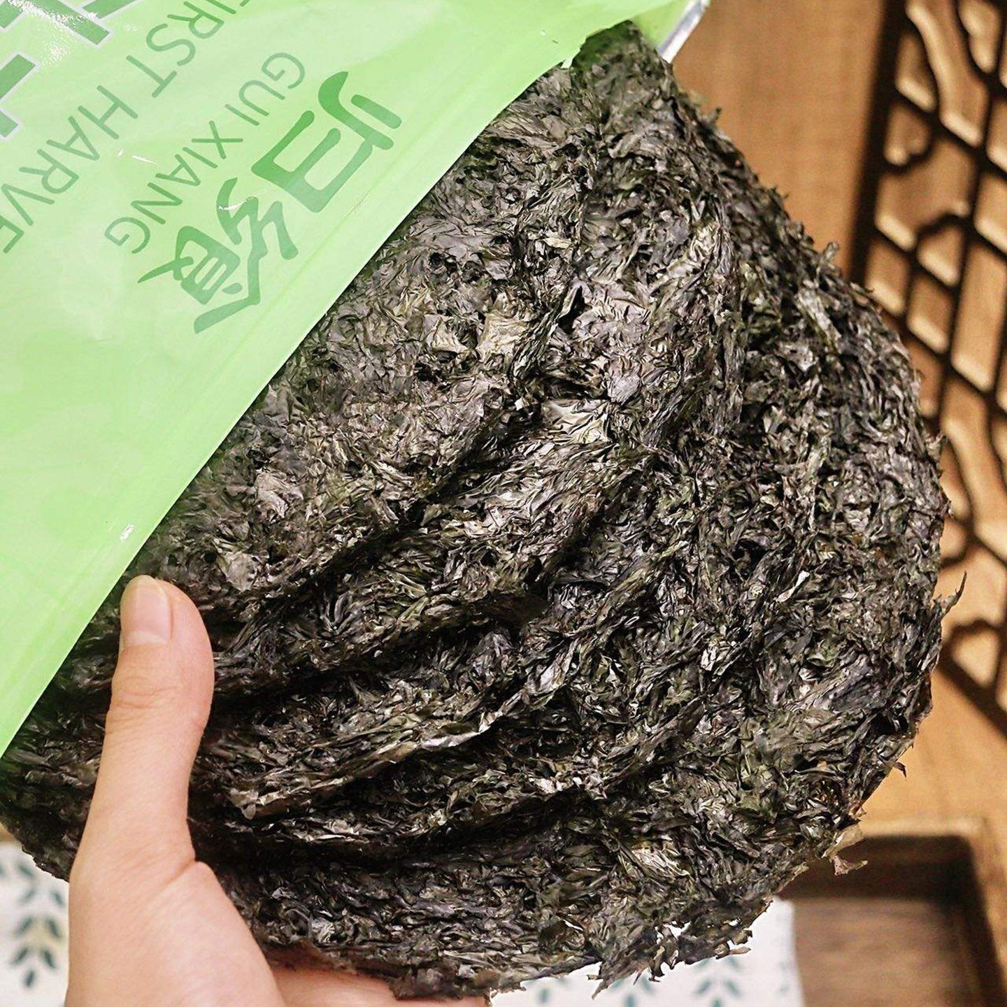 福建霞浦归飨有机头水紫菜干货
