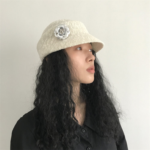 三环路软顶鸭舌帽出游法式优雅帽