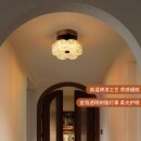 走廊过道吸顶灯花瓣法式 奶油风玄关入户衣帽间厨卫阳台中复古灯