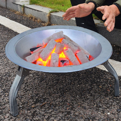 烤火炉家用烧炭烤火盆冬天碳盆木炭盆室内户外取暖碳炉折叠烧烤架