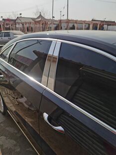 11-17款新奥迪A8改装车窗中柱饰条 02-09款老奥迪A8立柱亮条装饰