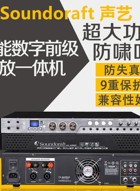 智能数字前级功放一体机防啸叫处理效果均衡反馈抑制器大功率家用