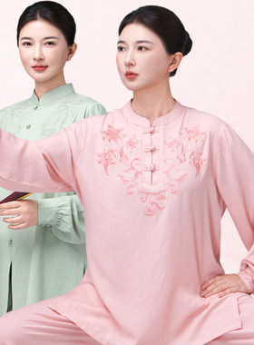 小和山太极服女新款国风练功服