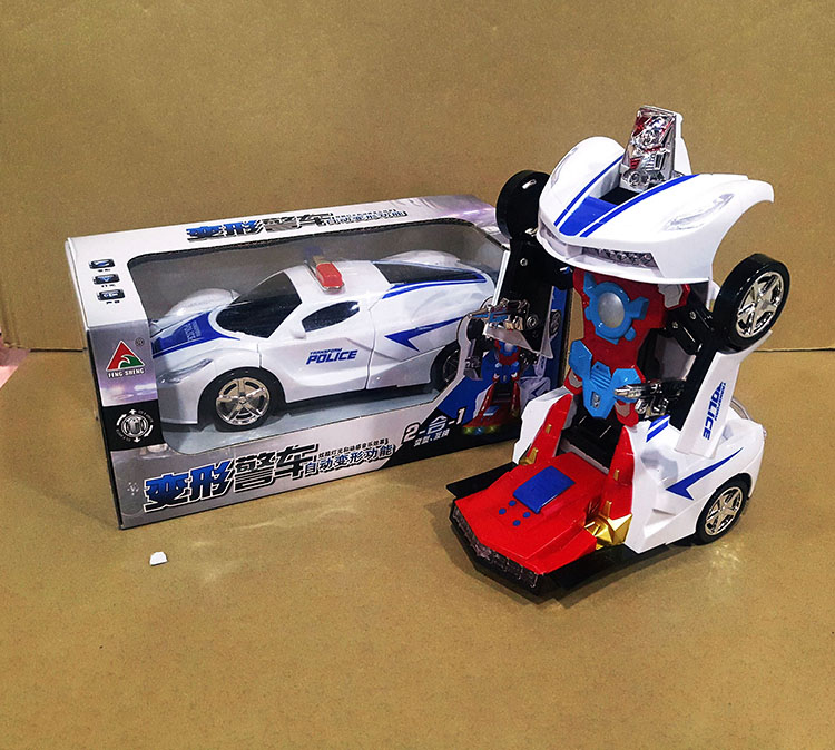 儿童玩具车会变形的警车万向轮自动变形车警鸣音效有灯光|ruв категории игрушка/коляска/головоломка/блоки/модель, электрический/пульт дистанционного управления/инерции/заводная игрушка, инерции/воин/руление игрушки - от Buy2taobao.com для оказания профессиональной услуги покупки агента Taobao