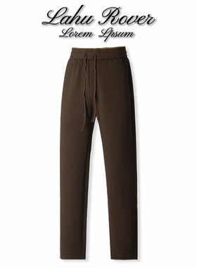 秋季【杰尼家 15900 慢跑裤】男士老钱风高奢简约百搭宽松休闲裤