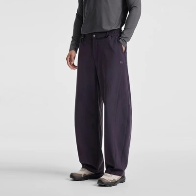 【简单裤】BODYDREAM流光风弯刀裤男运动裤茧型裤子直筒休闲裤