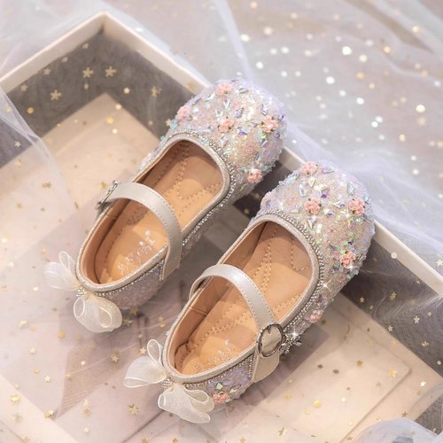 真皮女童公主鞋配礼服演出小皮鞋