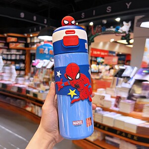 蜘蛛侠保温杯316不锈钢学生