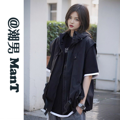 定制logo马甲工装马夹背心