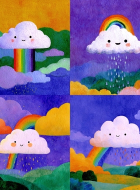 161个可爱画风风格码 sref codes  Midjourney V7 风格码