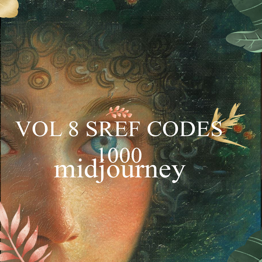 实际出图更好看 midjourney v6第八弹sref codes风格码绘图1000个