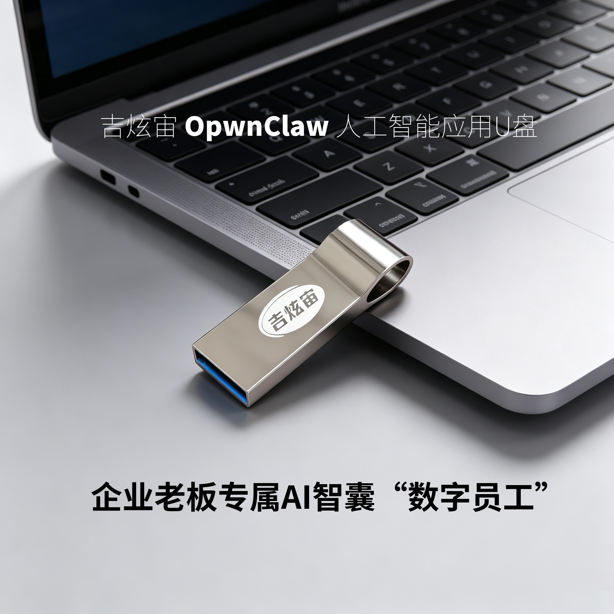 吉炫宙AI小龙虾人工智能应用U盘16G个人用户32G企业用户即插即用
